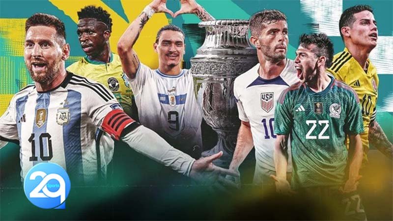 Theo dõi và ủng hộ những trận đấu đỉnh cao của Copa America trên nền tảng 2q