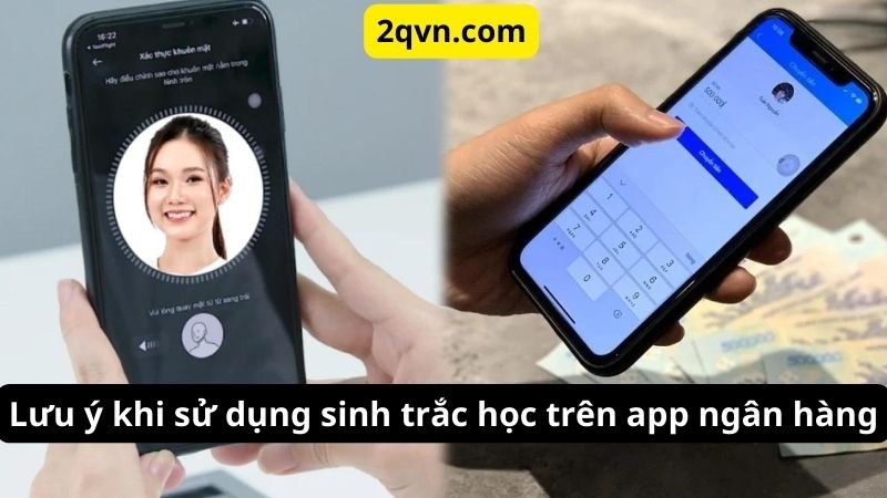 Lưu ý khi sử dụng sinh trắc học trên app ngân hàng